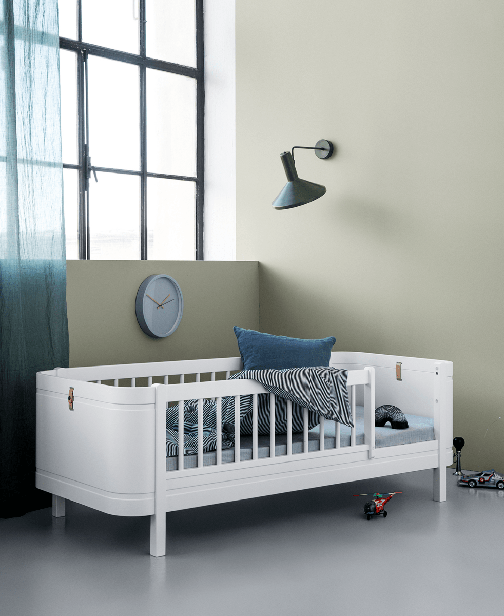 Mini+ Cot Bed Incl. Junior Kit - White (0-9 Years) – Cot Beds for children, available at Learning Bugs UK