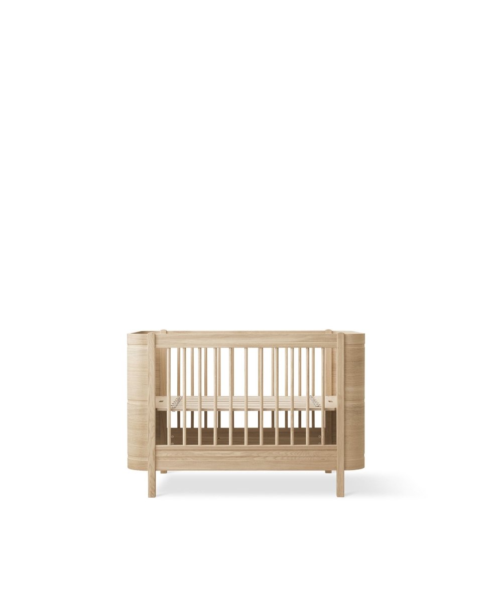 Mini+ Cot Bed - Oak – Cot Beds for children, available at Learning Bugs UK