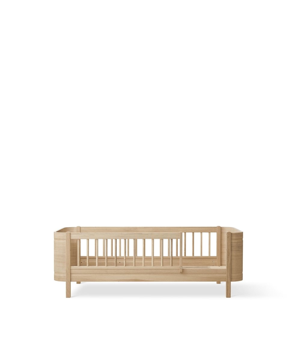 Mini+ Cot Bed Incl. Junior Kit - Oak (0-9 Years) – Cot Beds for children, available at Learning Bugs UK