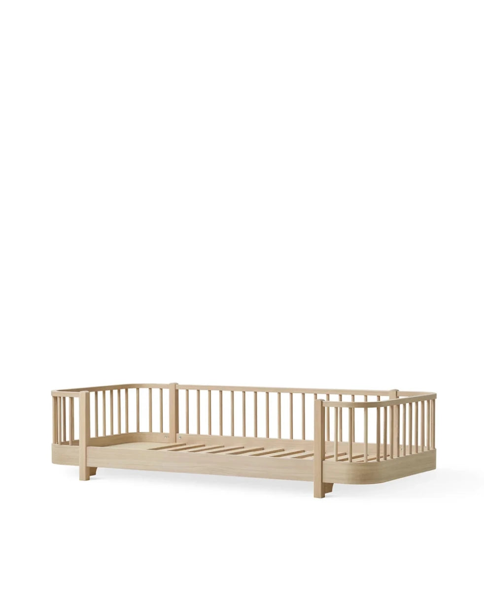 Oliver Furniture Wood Original Floor Bed - Oak – Floor Beds for children, available at Learning Bugs UK