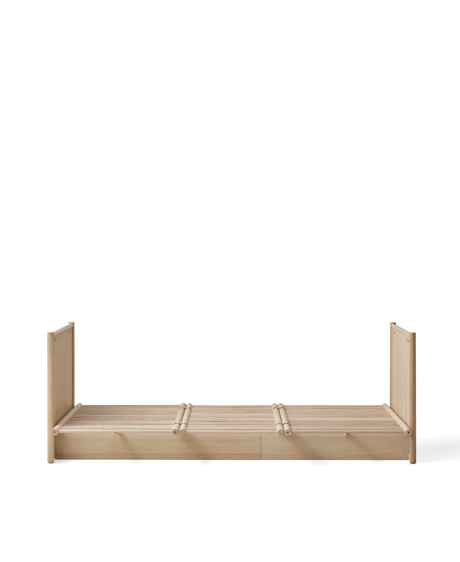 Oliver Furniture Camp Novel Cot Bed & Bed - Oak – Cot Bed for children, available at Learning Bugs UK