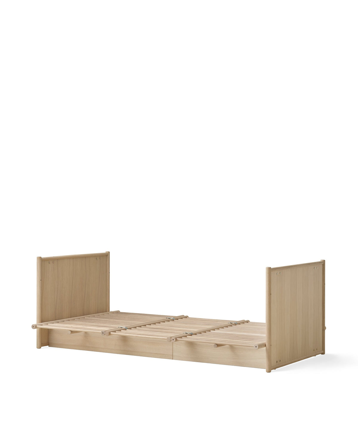 Oliver Furniture Camp Novel Cot Bed & Bed - Oak – Cot Bed for children, available at Learning Bugs UK
