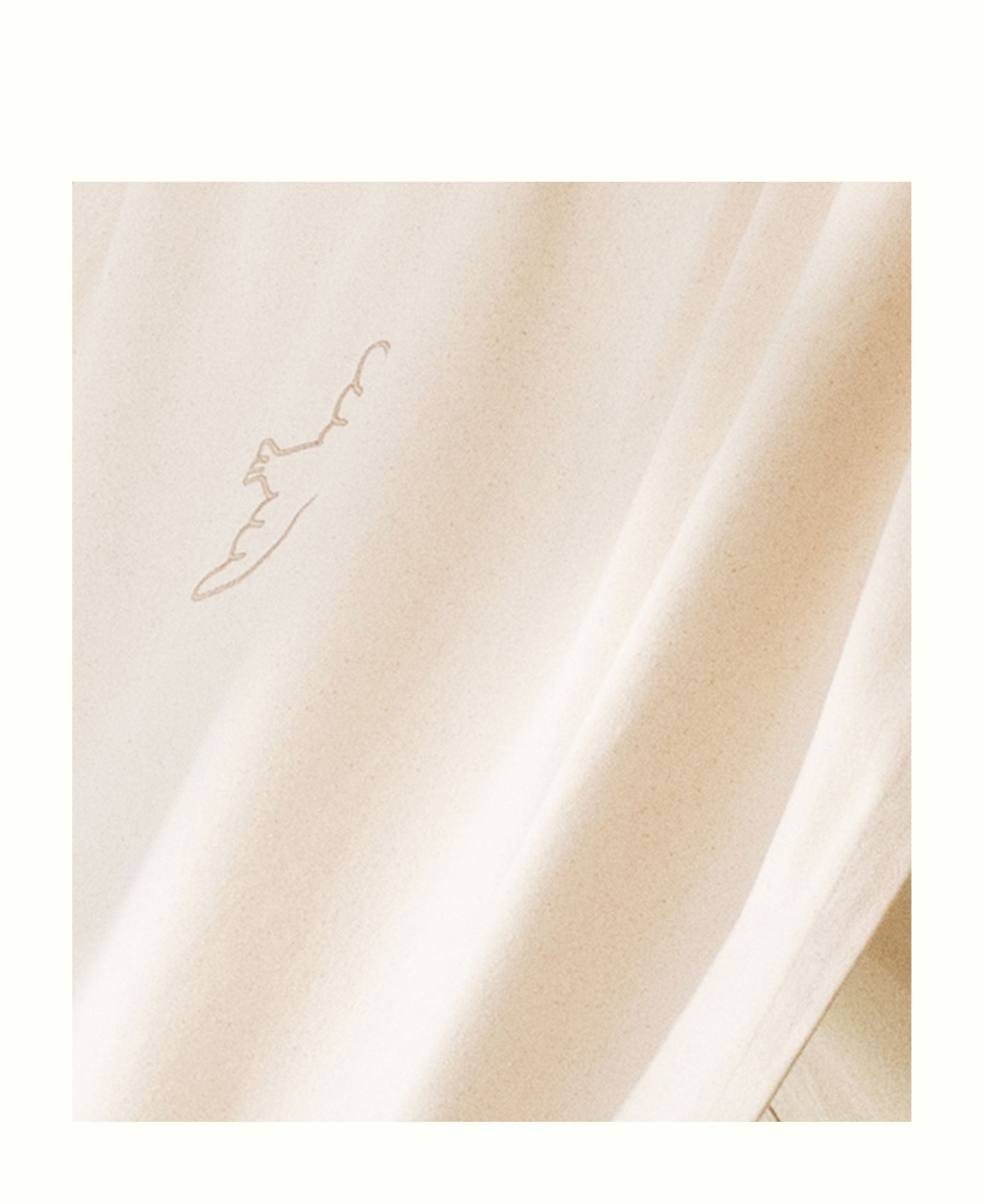 Oliver Furniture Camp Novel tent with embroidery for the house roof, undyed, available at Learning Bugs UK