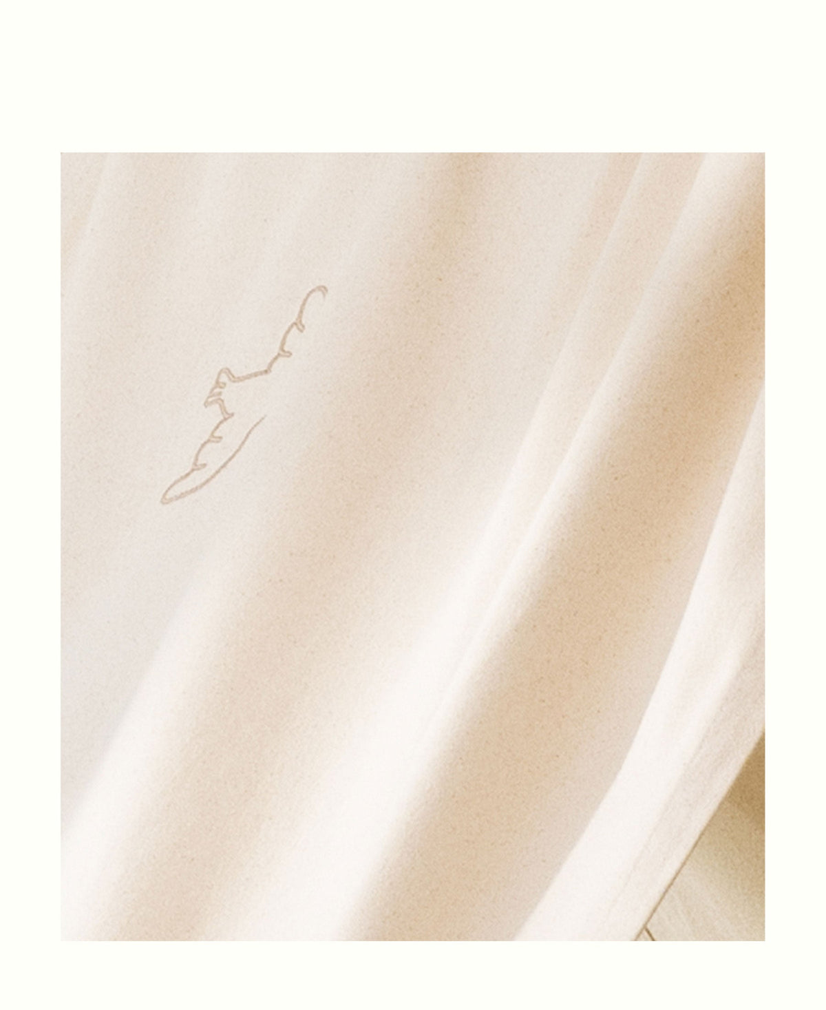 Oliver Furniture Camp Novel tent with embroidery for the house roof, undyed, available at Learning Bugs UK