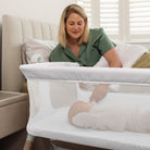 Obaby Cloud Bedside Crib - Grey