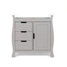 Obaby Stamford Sleigh Closed Changing Unit - Warm Grey