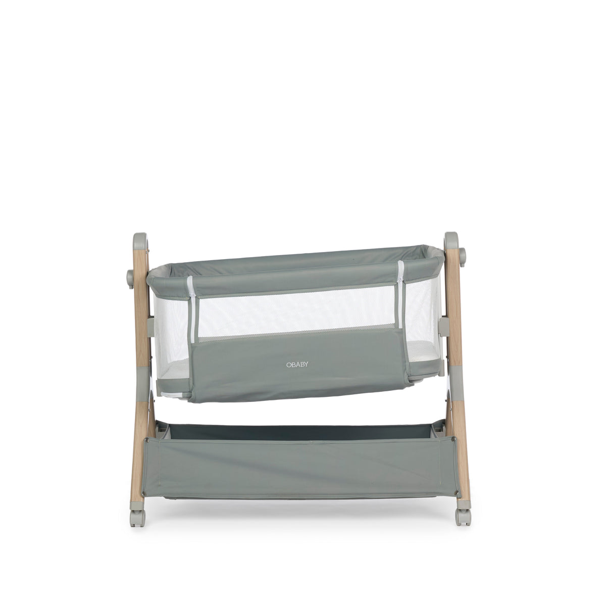 Obaby Cloud Bedside Crib - Sage