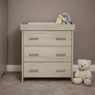 Obaby Nika Changing Unit - Grey Wash