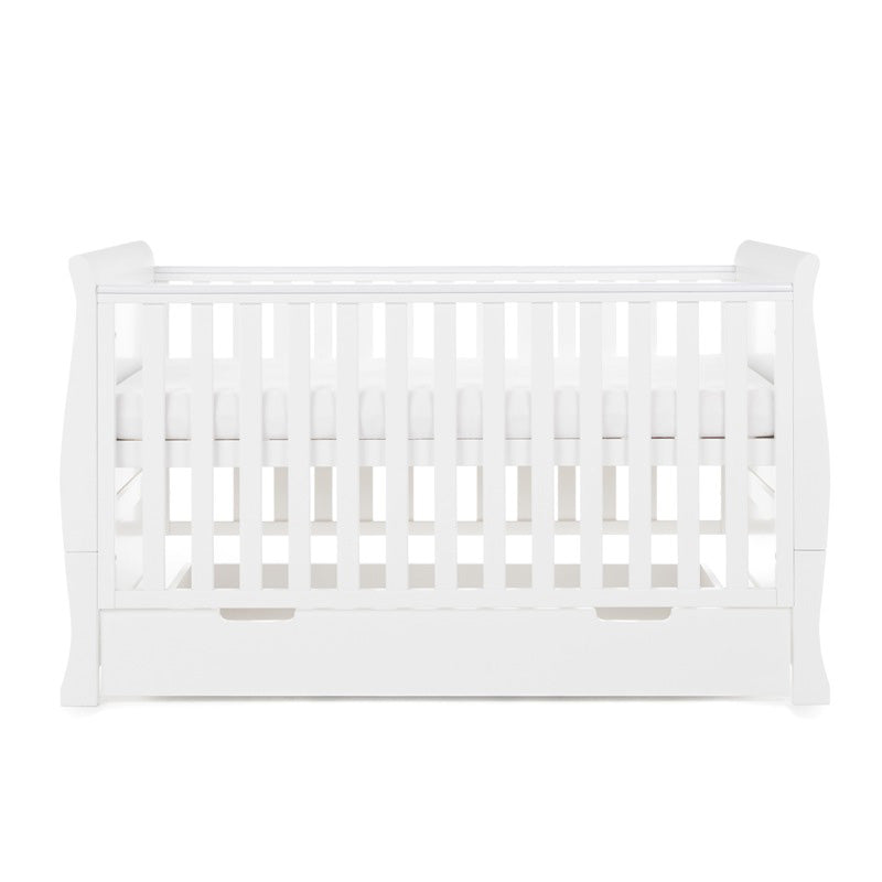 Obaby Stamford Classic Sleigh 3 Piece Room Set - White