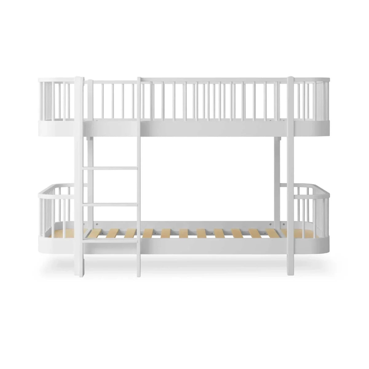 Wood Original Low Bunk Bed - White – Bunk Beds for children, available at Learning Bugs UK