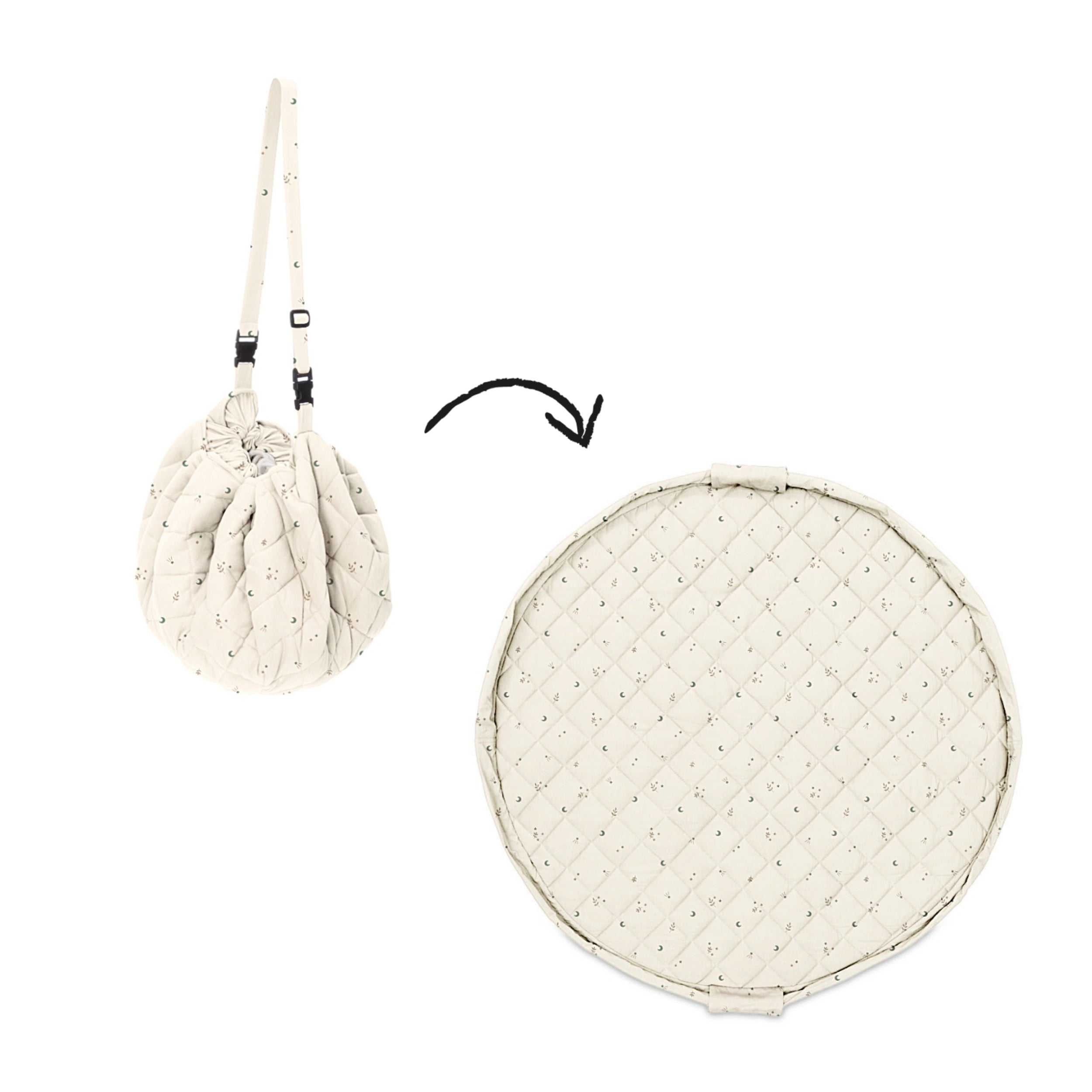 Play&Go Noomad Organic Soft Babymat and Bag - 3 variants