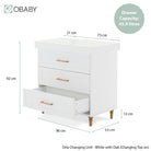 Obaby Orla 2 Piece Room Set - White With Oak