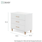 Obaby Orla 2 Piece Room Set - White With Oak