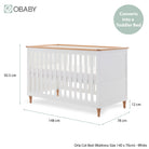 Obaby Orla 2 Piece Room Set - White With Oak