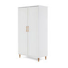 Obaby Orla Double Wardrobe - White With Oak