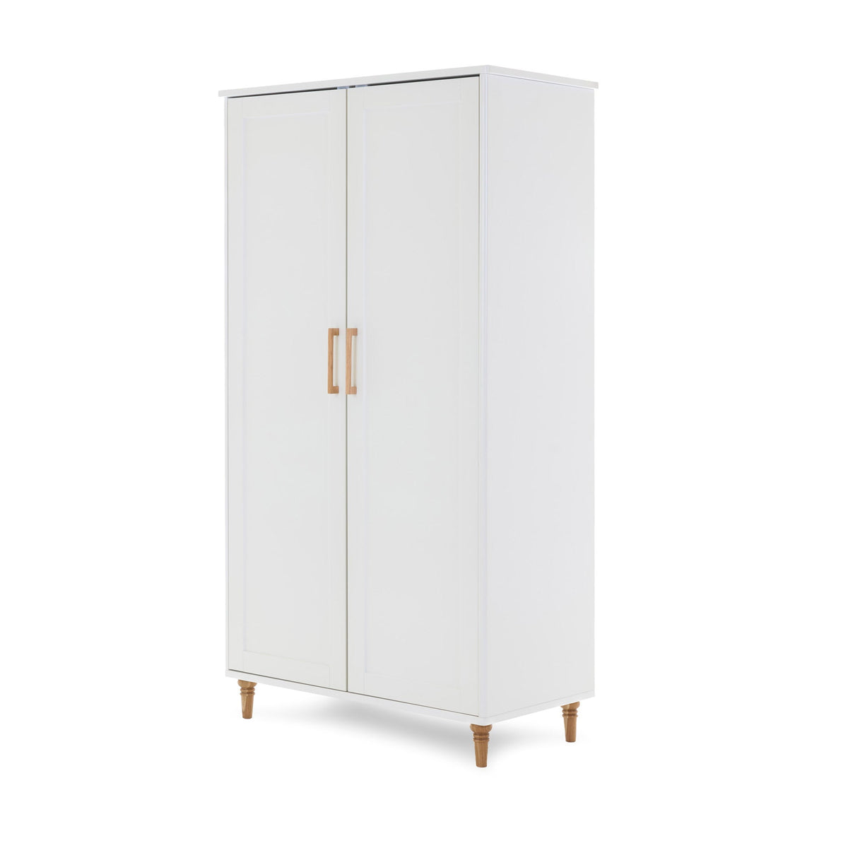 Obaby Orla Double Wardrobe - White With Oak