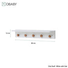 Obaby Orla Wall Shelf - White With Oak