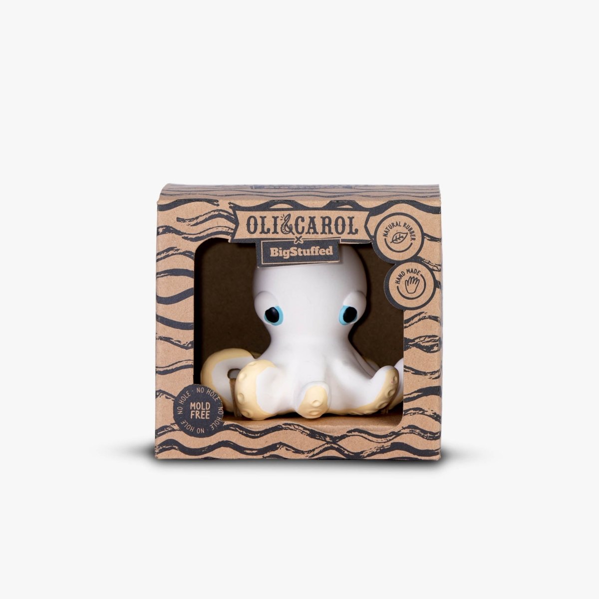 Oli & Carol x BIGSTUFFED Orlando the Octopus Bath Toy – Bath Toys for children, available at Learning Bugs UK