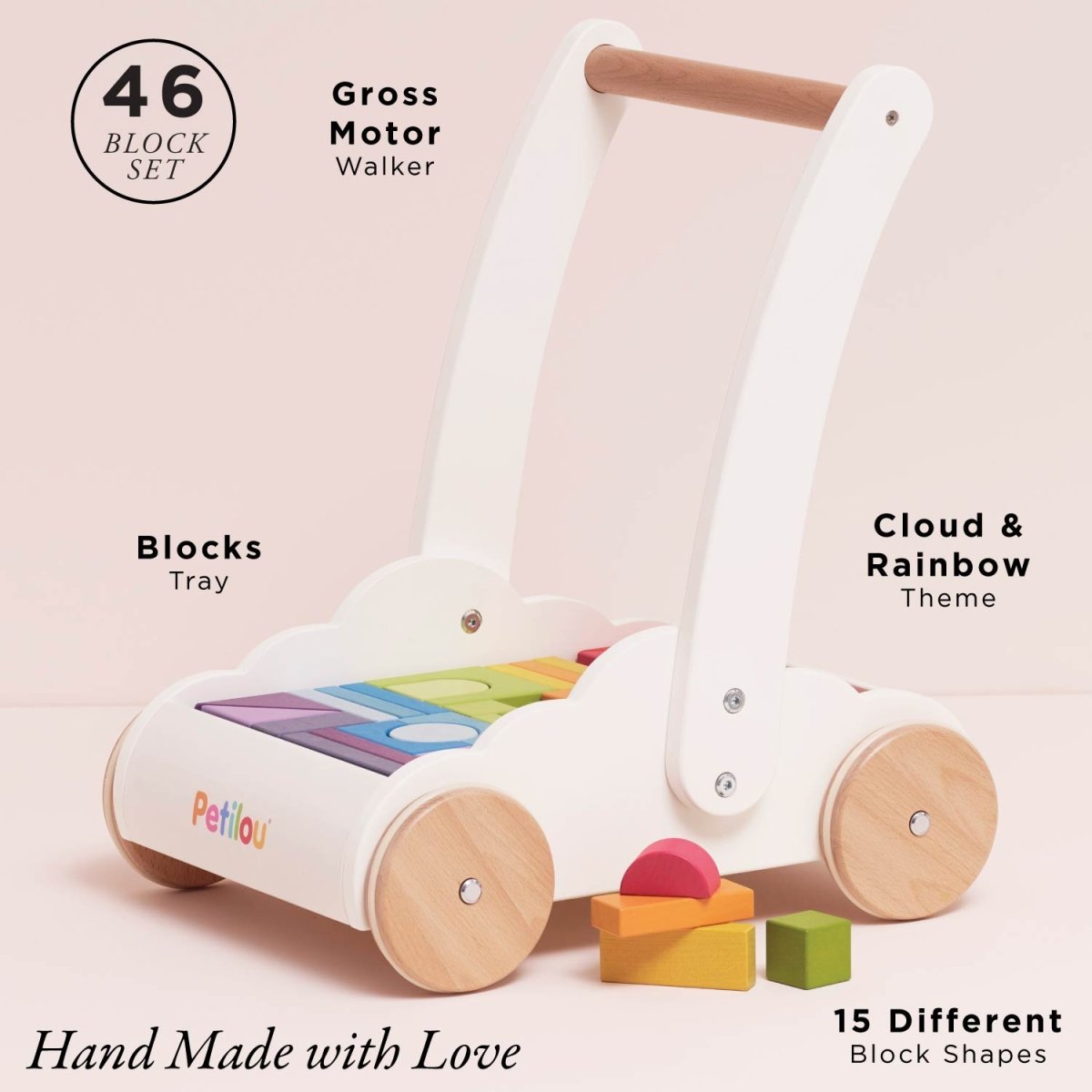 Rainbow Baby Walker & Puzzles – Educational Toys for children, available at Learning Bugs UK