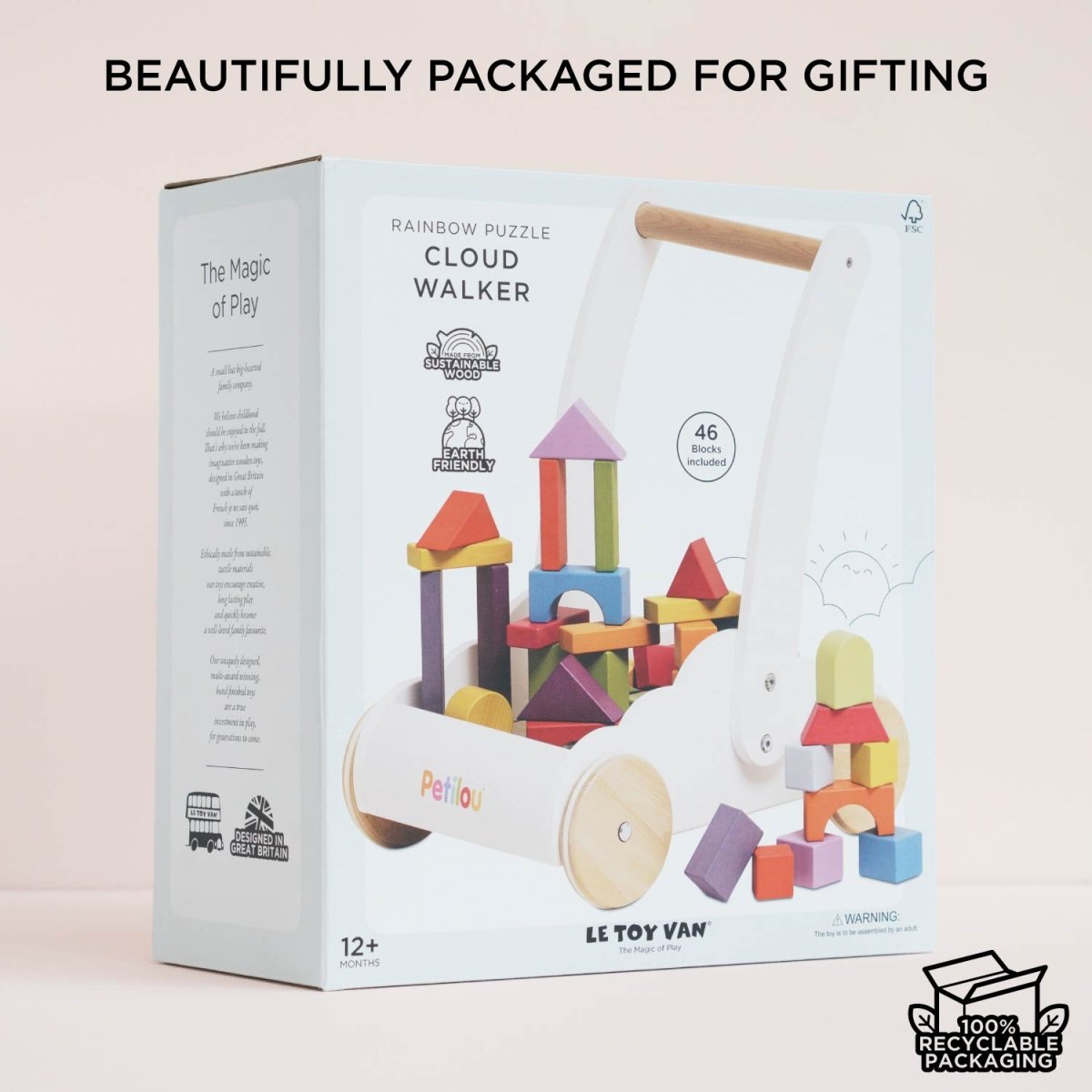 Rainbow Baby Walker & Puzzles – Educational Toys for children, available at Learning Bugs UK