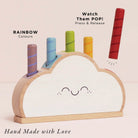 Buy Le Toy Van Rainbow Cloud Pop - up Toy | for kids by Learning Bugs UK