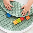 Buy Inspire My Play Building Block Mat - Smoke Green | for kids by Learning Bugs UK