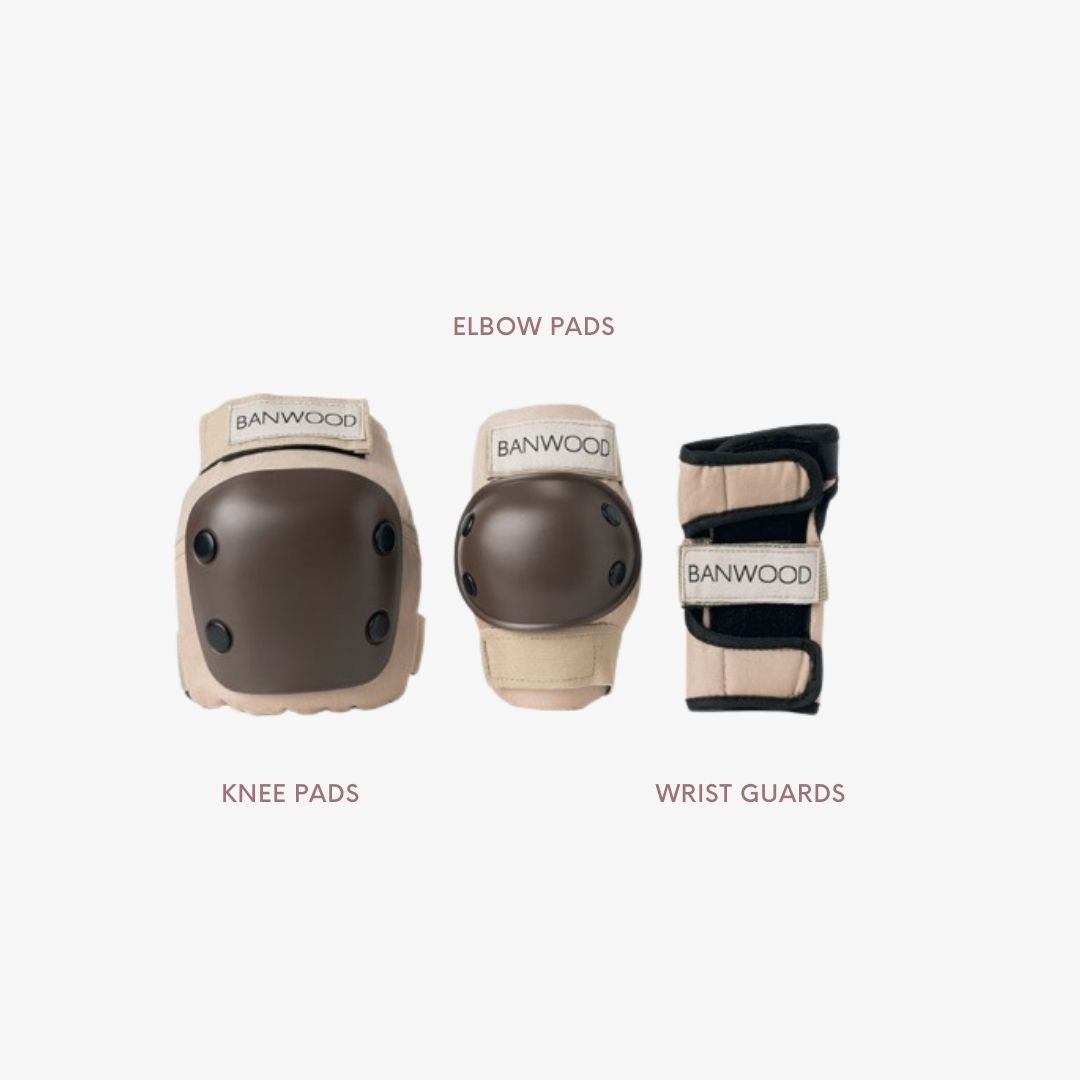 Banwood Protective Gear – Kids Knee, Elbow & Wrist Pads (3-Pack)