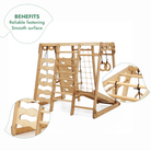 Goodevas 6 in 1 Indoor Playground Climbing Frame – Playhouses for children, available at Learning Bugs UK