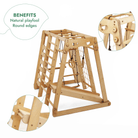 Goodevas 6 in 1 Indoor Playground Climbing Frame – Playhouses for children, available at Learning Bugs UK