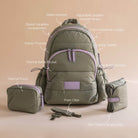 Buy Baby Changing Backpack - Olive | Changing Bags & Travel Changing Mats for kids by Learning Bugs UK