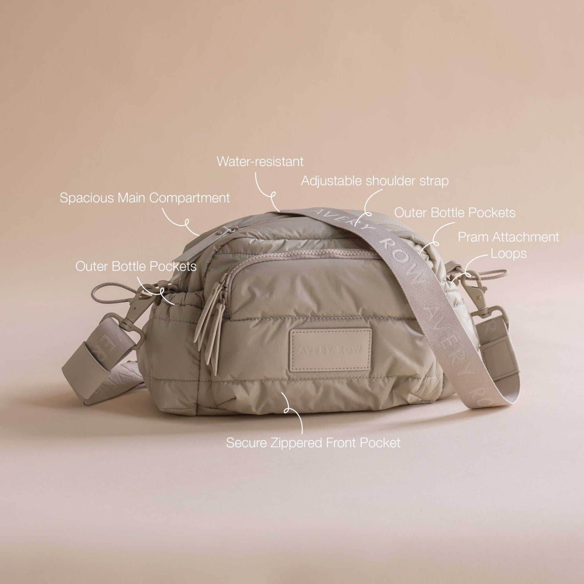 Buy Pram Organiser Bag - Oyster | Changing Bags & Travel Changing Mats for kids by Learning Bugs UK