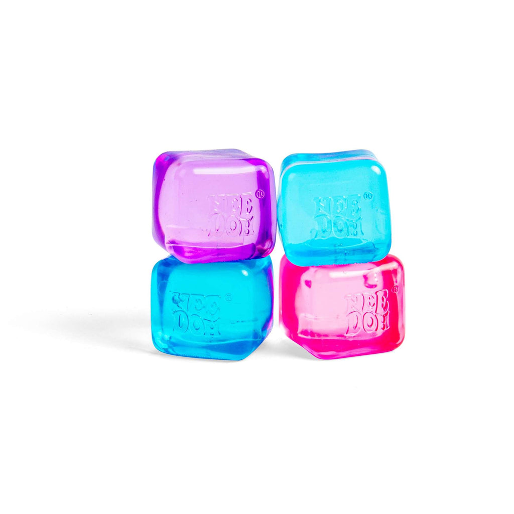 NeeDoh Nice Ice Baby - 4pk Small Squishy Cube Fidget Toy For Kids
