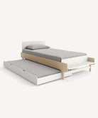 Oeuf River Single Bed - White & Birch, view 5
