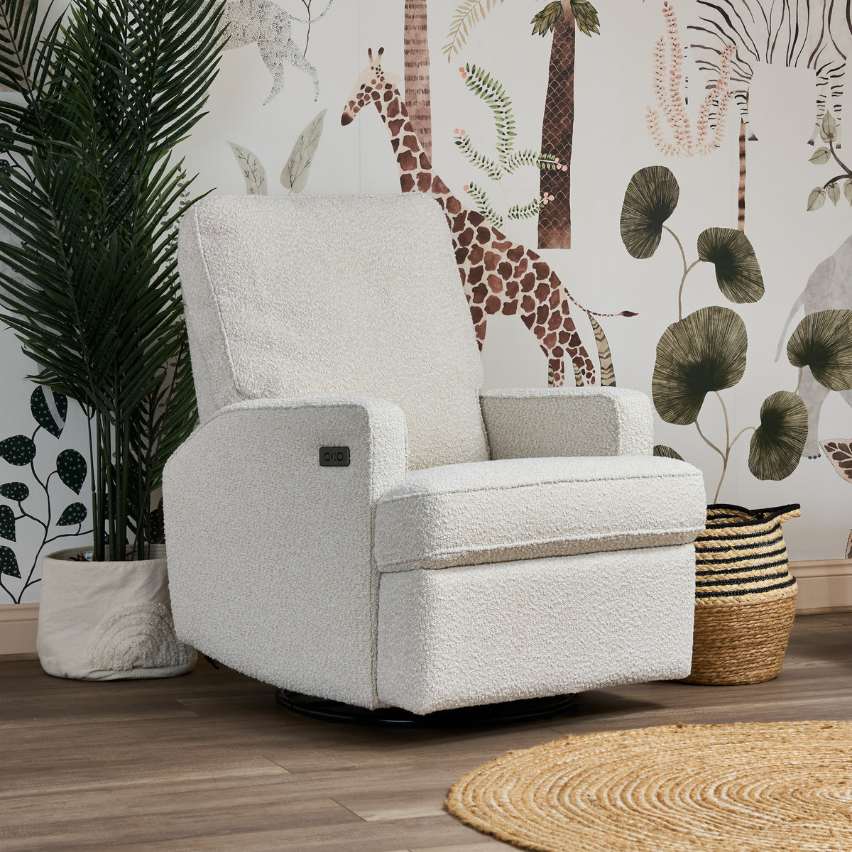 Obaby Madison Electric Recliner Chair - Bouclé Style