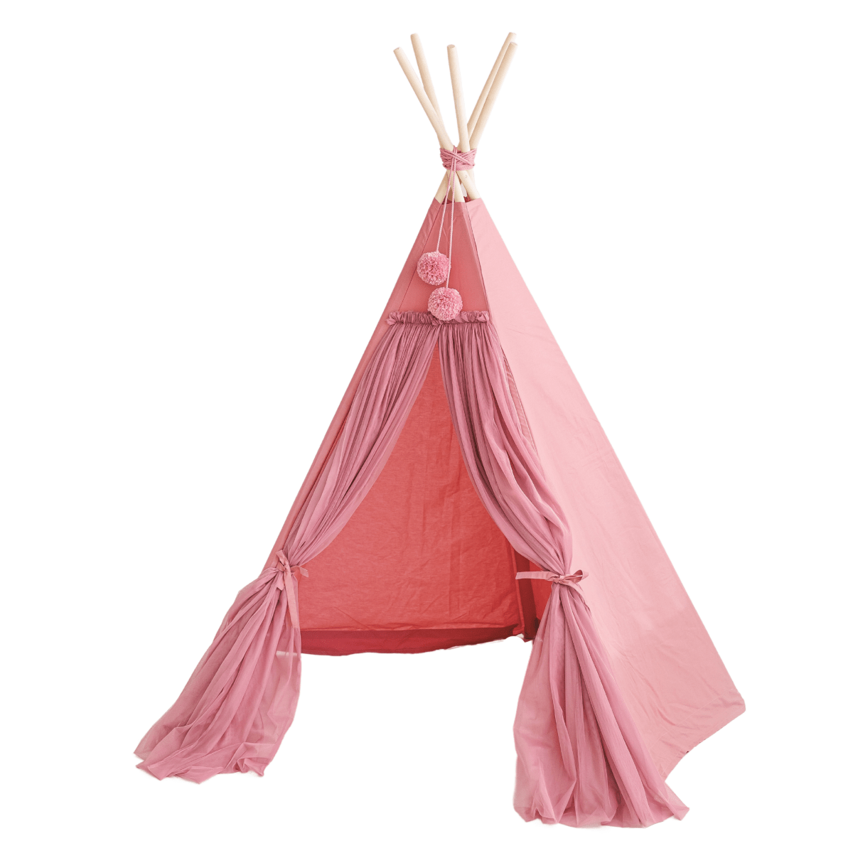 MINICAMP Fairy Kids Play Tent with Tulle in Rose – Teepees for children, available at Learning Bugs UK