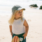 Buy Banwood Washed Cap - Sage | Caps for kids by Learning Bugs UK