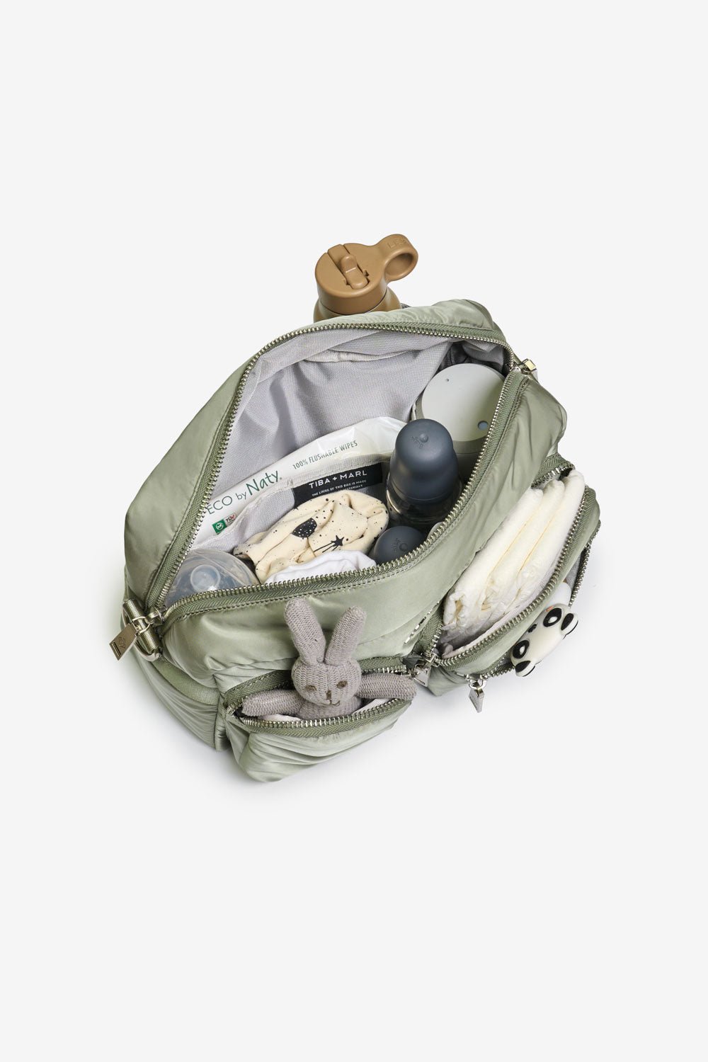 Buy Axel Buggy Organiser / Changing Bag Sage | Compact Changing Bag for kids by Learning Bugs UK