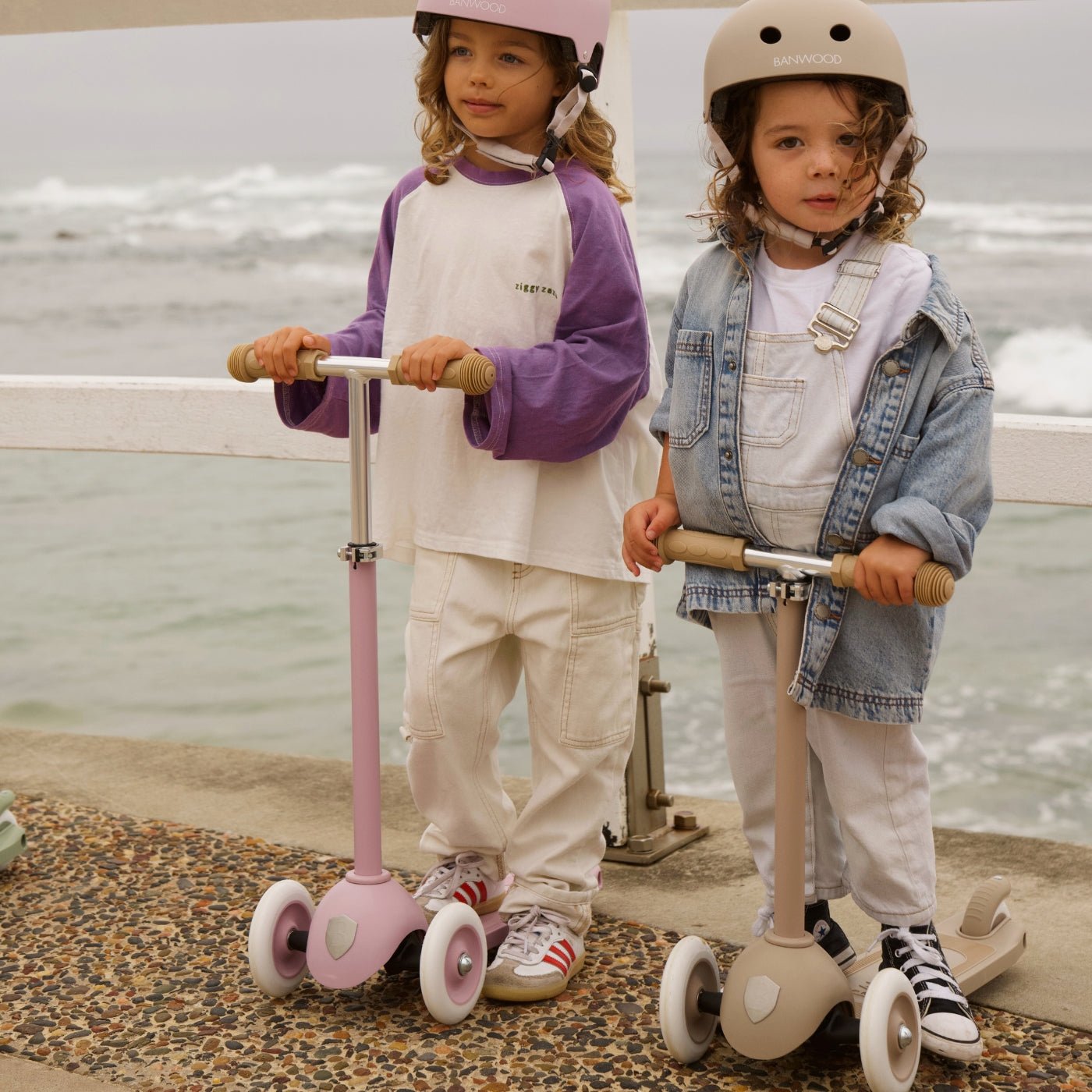 Buy Banwood Eco Helmet – Kids Bike & Scooter Helmet (Sand) | ECO HELMET for kids by Learning Bugs UK