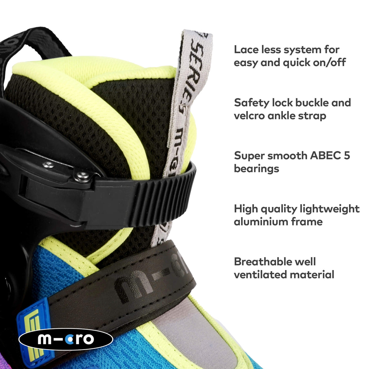Micro Scooters Micro Cosmo Inline Roller Skates – Roller Skates for children, available at Learning Bugs UK