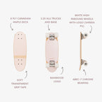 Buy Banwood Skateboard – Kids Maple Deck Skateboard (Pink) | SKATEBOARD for kids by Learning Bugs UK