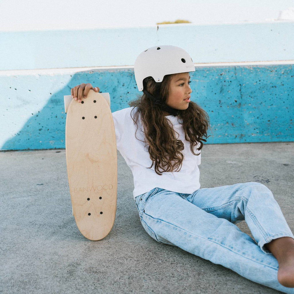 Banwood Skateboard – Kids Maple Deck Skateboard (Nature)