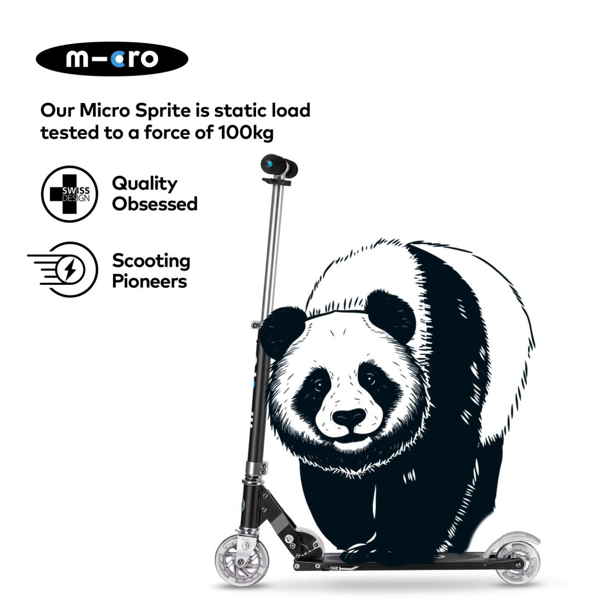 Micro Scooters Micro Sprite Scooter - Classic – Scooters for children, available at Learning Bugs UK