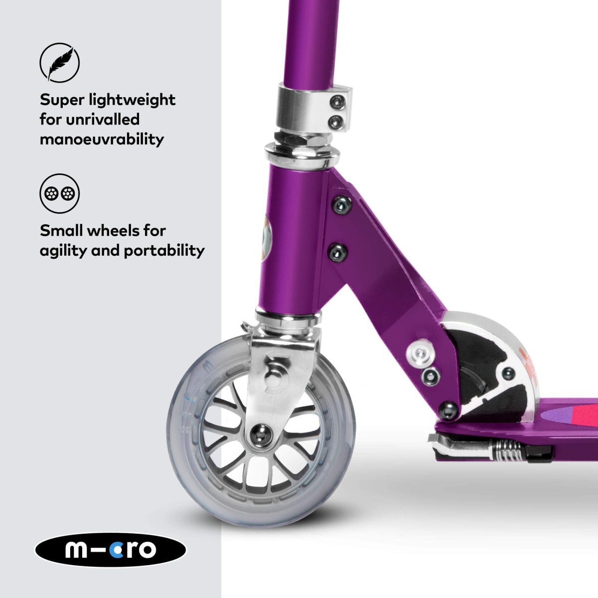 Micro Scooters Micro Sprite Scooter - Classic – Scooters for children, available at Learning Bugs UK