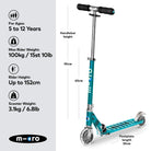 Micro Scooters Micro Sprite LED Scooter – Scooters for children, available at Learning Bugs UK