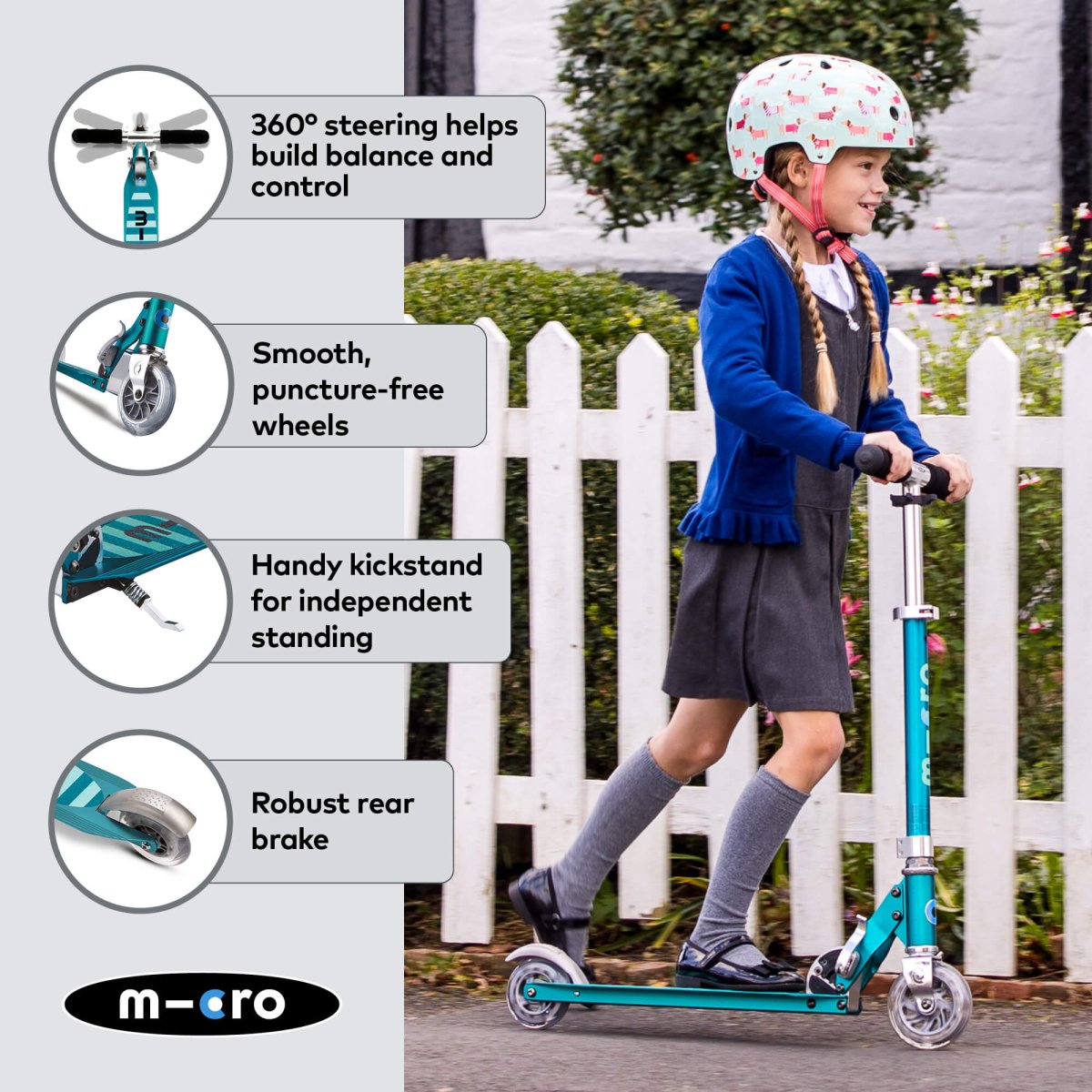 Micro Scooters Micro Sprite LED Scooter – Scooters for children, available at Learning Bugs UK