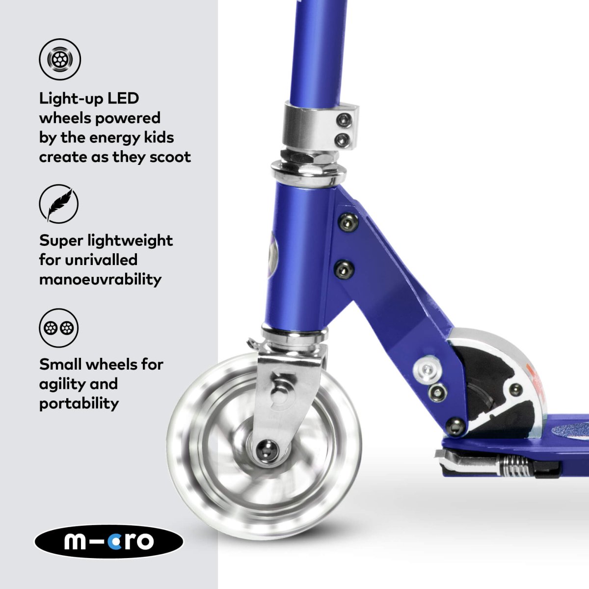 Micro Scooters Micro Sprite LED Scooter – Scooters for children, available at Learning Bugs UK