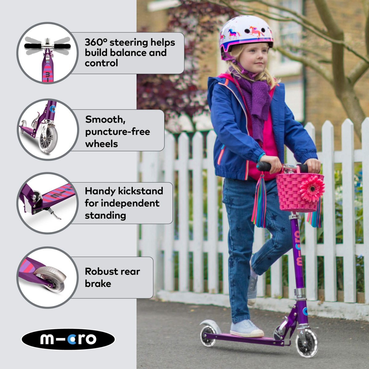 Micro Scooters Micro Sprite LED Scooter – Scooters for children, available at Learning Bugs UK