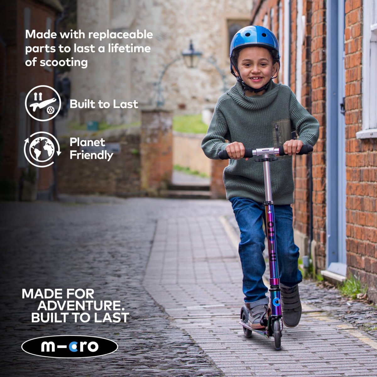 Micro Sprite LED Neochrome Scooter – for children, available at Learning Bugs UK