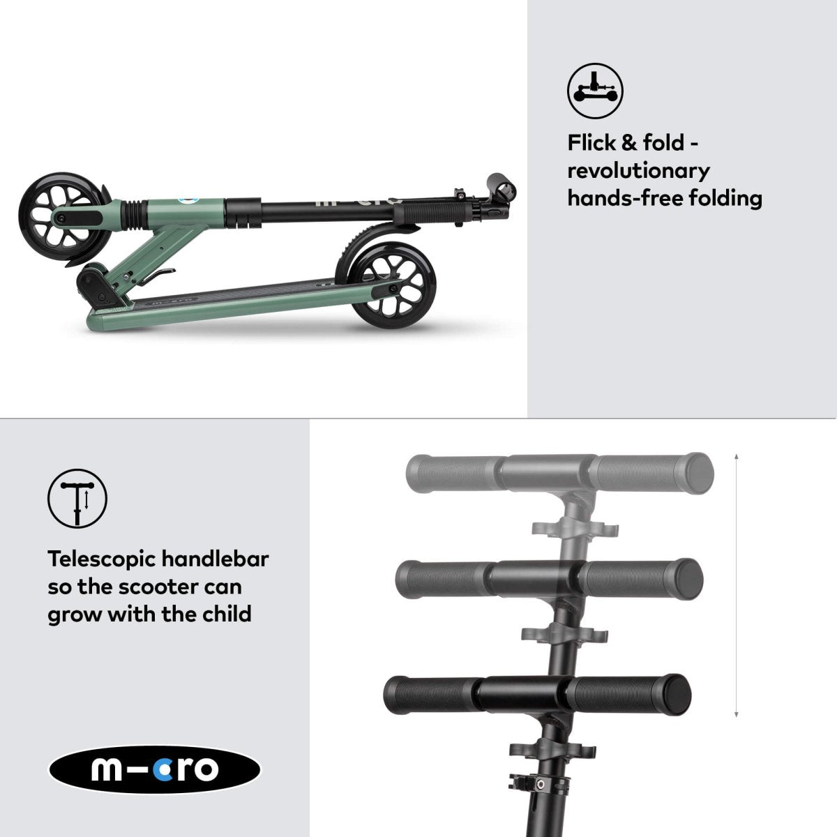Micro Scooters Micro Sprite Suspension Scooter – Scooters for children, available at Learning Bugs UK