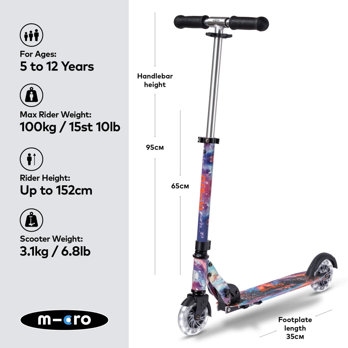 Micro Scooters Micro Sprite Art Collection Scooter – Scooters for children, available at Learning Bugs UK